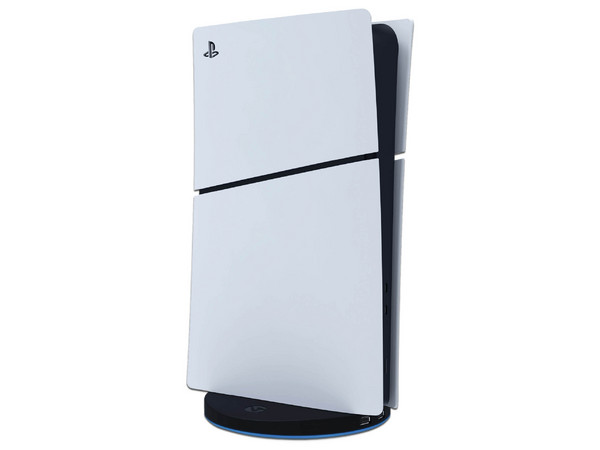 Soporte Vertical 4Gamers SP-SVS-4G, Compatible con PlayStation 5 Slim, Color Negro.