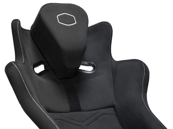 Asiento de Cabina de Carreras COOLER MASTER IXM-RS1-KB-NN-1, Para Simulador DYNX, Color Negro.