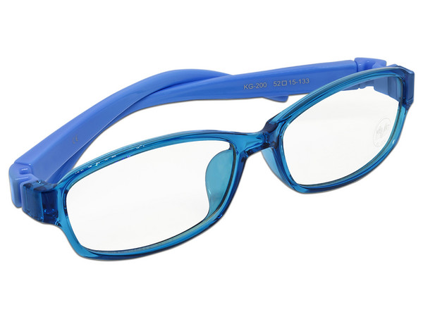 Lentes Gamer Game Factor KG-200 Kids, Anti Luz Azul. Color Azul.