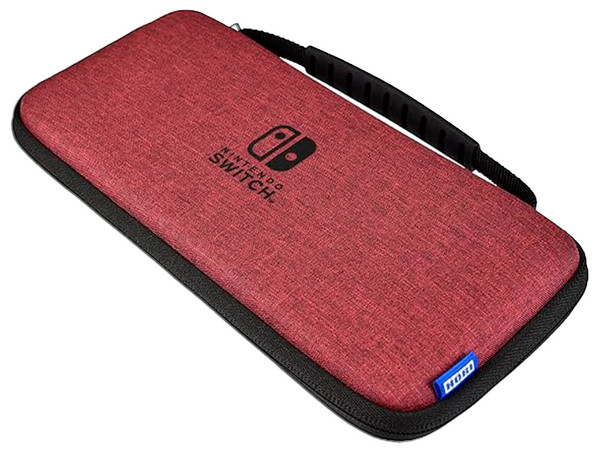 Funda Rigída Compacta Hori NSW-812U Para Nintendo Switch y Nintendo Switch OLED, Color Rojo.