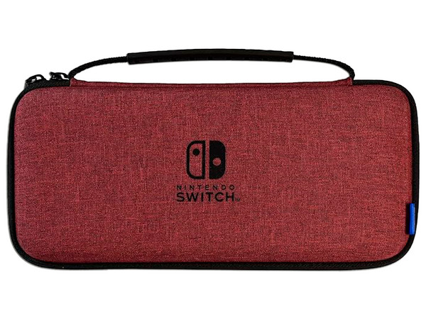 Funda Rigída Compacta Hori NSW-812U Para Nintendo Switch y Nintendo Switch OLED, Color Rojo.