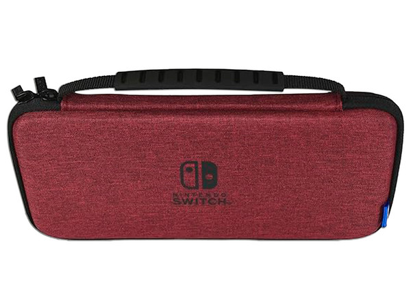 Funda Rigída Compacta Hori NSW-812U Para Nintendo Switch y Nintendo Switch OLED, Color Rojo.