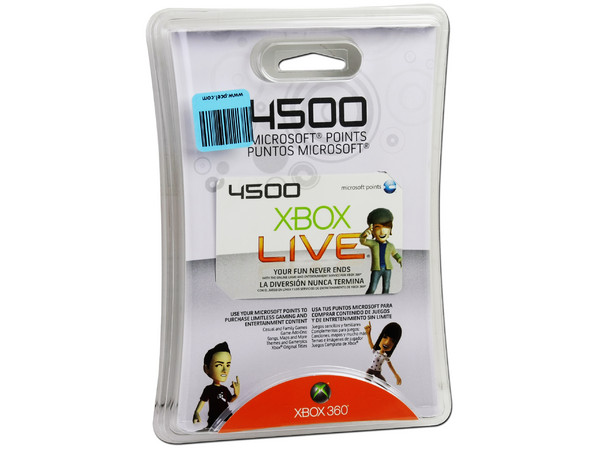 Microsoft Points (4500 Puntos)