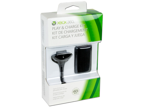Kit de carga para control de Xbox 360 (incluye cable y batería)