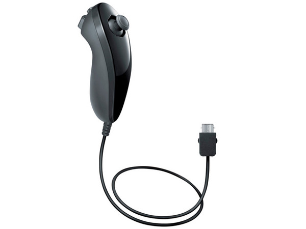 Control Nunchuk color negro para Wii 