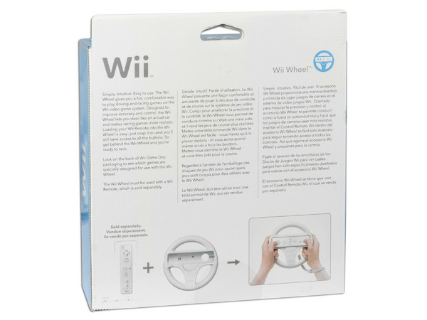 Wii Whell accesorio tipo Volante para control de Nintendo Wii