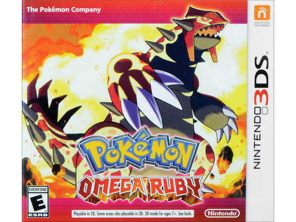 Videojuego Pokémon Omega Ruby para Nintendo 3DS.