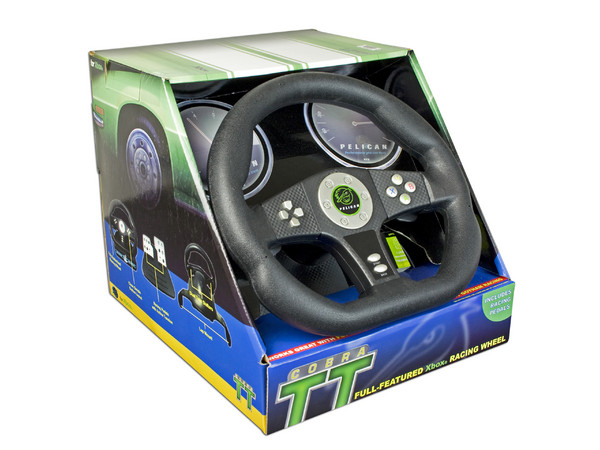 Volante y Pedales Pelican Cobra TT para XBOX