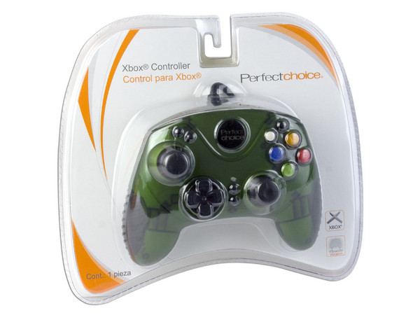 Game Pad Perfect Choice para Xbox, 8 botones de acción, 2 Sticks análogos, 2 motores de vibración.