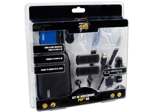 Kit de Accesorios Perfect Choice para PSP GO. Color Negro