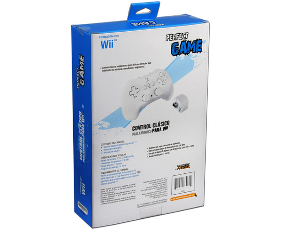 Control Clásico Inalámbrico para Nintendo Wii