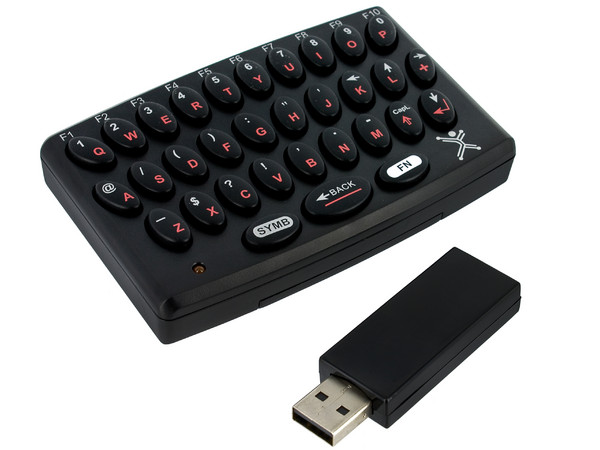Teclado inalámbrico multi-consola Perfect Choice compatible con PS3, Xbox 360 y Wii