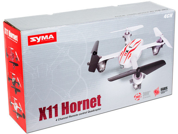 Drone SYMA X11 Hornet con batería recargable. Color Blanco