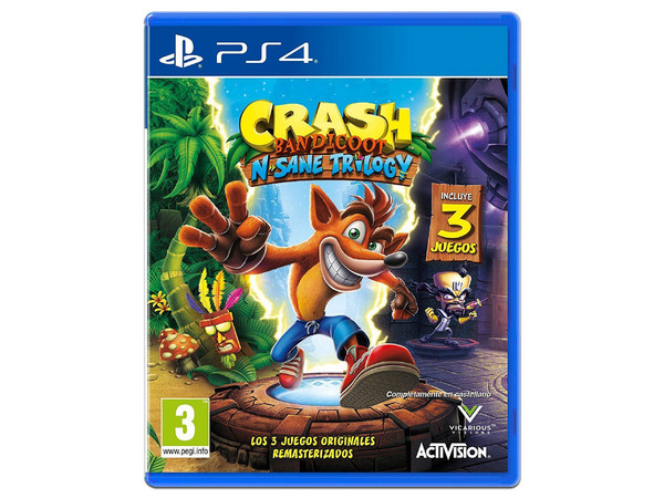 Crash Bandicoot N. Sane Trilogy para PS4.