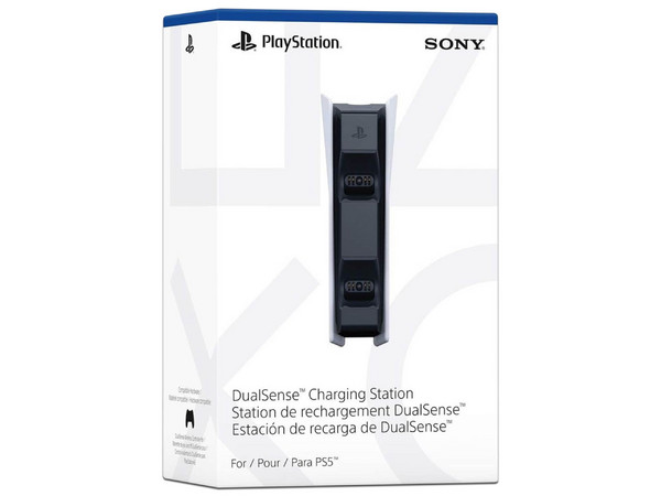 Estación de Carga Sony PlayStation Dualsense, Compatible con Controles de PlayStation 5, Color Blanco.