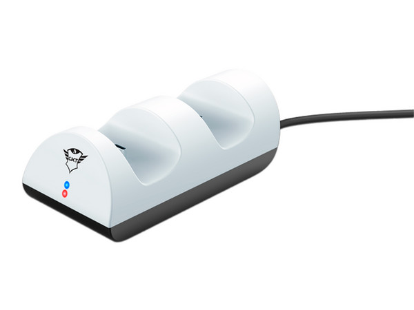 Kit de carga y juega duo Trust GXT 254, para PlayStation 5. Color Blanco.