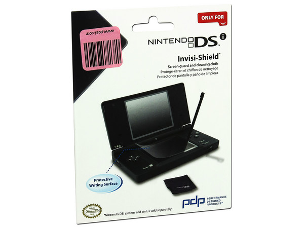 Invisi-Shield Protector de pantalla y paño de limpieza para Nintendo DSi