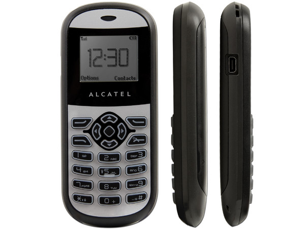 Celular ALCATEL OT-104A, Tipo barra delgado. Región 4
