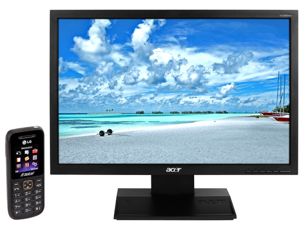 Monitor LCD Acer Widescreen de 19