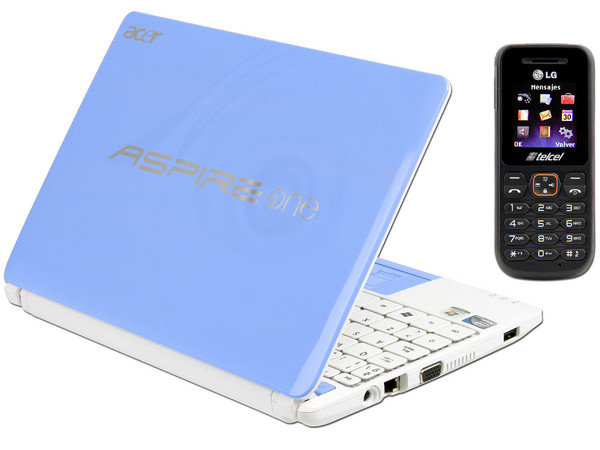 Netbook Acer Aspire ONE Happy 2: Intel Atom N570 (1.66GHz), 2GB DDR3, D.D. de 320GB, Pantalla LED de 10.1