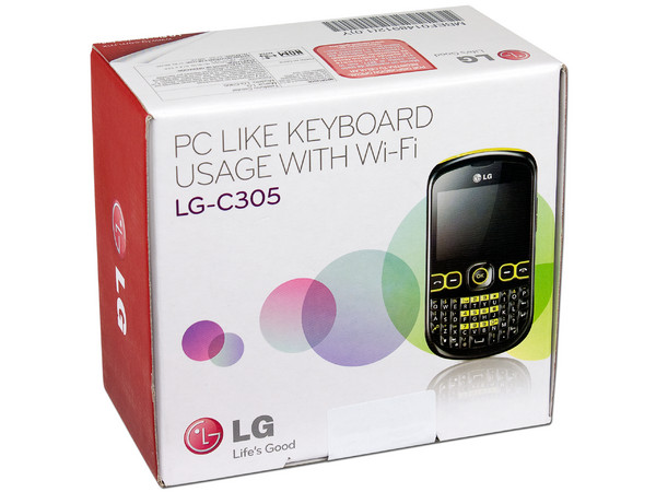 Celular LG C305 con teclado Qwerty, cámara de 2 MP y conexión WiFi para que estés al día con las redes sociales, radio FM. Región 4