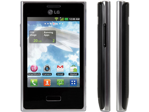 Smartphone LG Optimus L3 con Pantalla Touch, Cámara de 3.2MP, conexión Wi-Fi y S.O. Android 2.3. Región 4