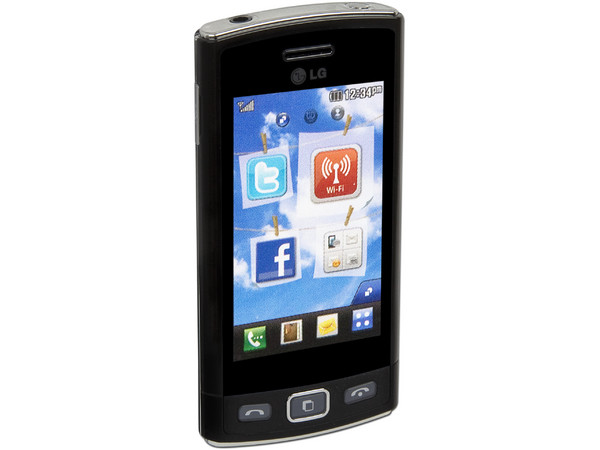 Celular LG GM360 con Pantalla Full Touch, cámara de 5.0 MP, conexion Wi-Fi. Color Negro. Región 4.