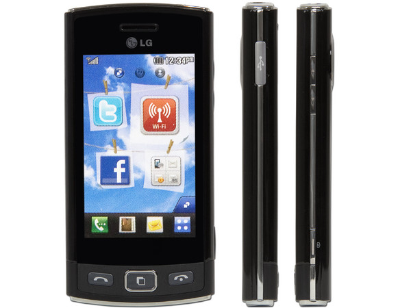  Celular LG GM360 con Pantalla Full Touch, cámara de 5.0 MP, conexion Wi-Fi. Color Negro. Región 4.