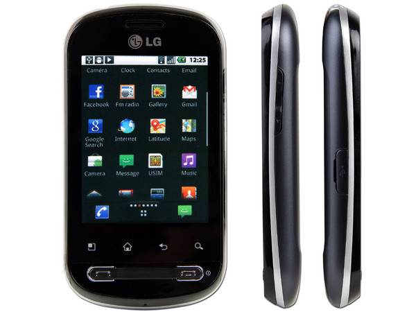  Celular LG Optimus Me P350f con Pantalla Touch, cámara de 3 MP, conexion Wi-Fi y S.O. Android 2.2. Región 4