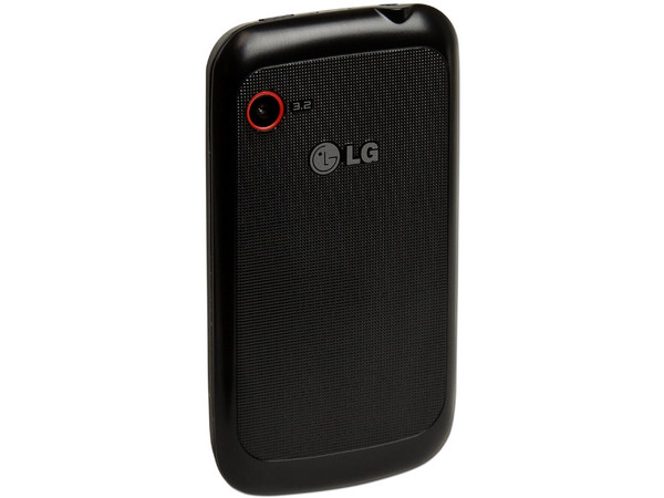 Celular LG T565 con Pantalla Touch, cámara de 3.2 MP, conexion Wi-Fi. Color Negro con Rojo. Región 4. 