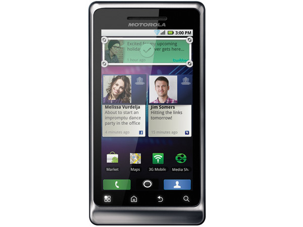 Smartphone Motorola A953 Milestone 2, Pantalla Touch, Cámara de 5MP, WiFi. Región 4