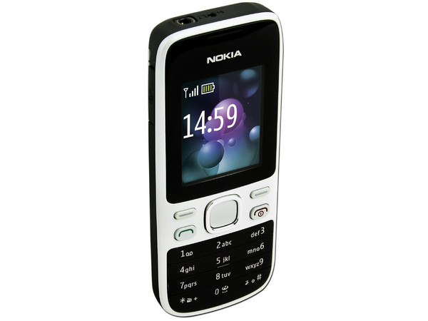 Celular Nokia 2690 Tipo barra con cámara VGA, radio FM y Bluetooth. Color Blanco. Región 4