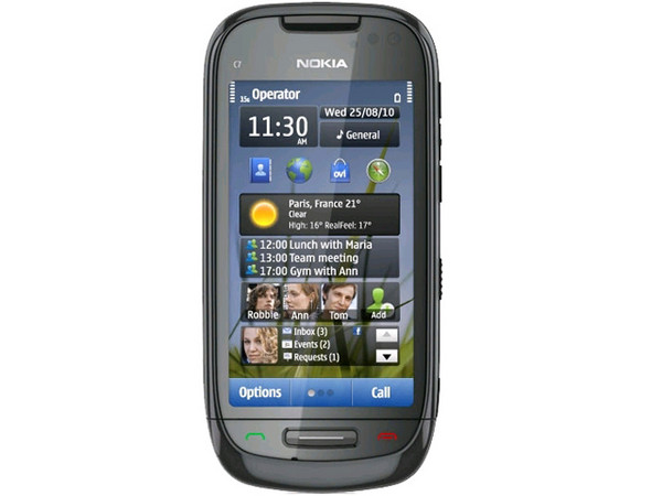 Smartphone Nokia C7, Pantalla Touch, Cámara de 8MP, WiFi, Memoria interna de 8GB. Región 4
