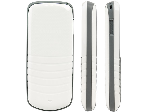 Celular Samsung  E1086, Tipo barra delgado, radio FM. Color Blanco. Región 4