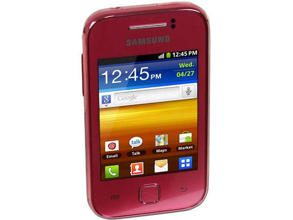 Celular Samsung Galaxy Young con Pantalla Touch, cámara de 2 MP, conexion Wi-Fi y S.O. Android 2.3. Color Rosa. Región 4