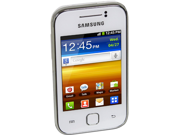 Celular Samsung Galaxy Young con Pantalla Touch, cámara de 2 MP, conexion Wi-Fi y S.O. Android 2.3. Color Blanco. Región 4