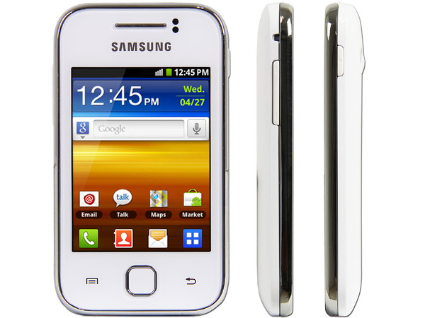 Celular Samsung Galaxy Young con Pantalla Touch, cámara de 2 MP, conexion Wi-Fi y S.O. Android 2.3. Color Blanco. Región 4