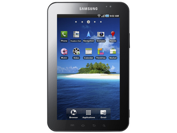 Tablet Samsung Galaxy Tab P1000 con Android 2.2, 3G, Wi-Fi, Cámara de 3.2 MP, Pantalla Multitouch de 7
