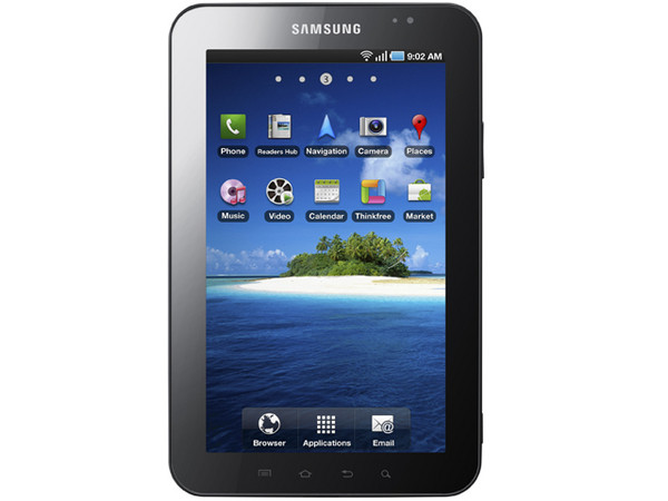 Tablet Samsung Galaxy Tab P1000 con Android 2.2, 3G, Wi-Fi, Cámara de 3.2 MP, Pantalla Multitouch de 7
