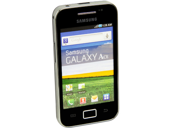 Celular Samsung Galaxy Ace con Pantalla Touch, Camara de 5 MP, Sistema Operativo Android 2.2 y conexión Wi-Fi. Color Negro. Región 4