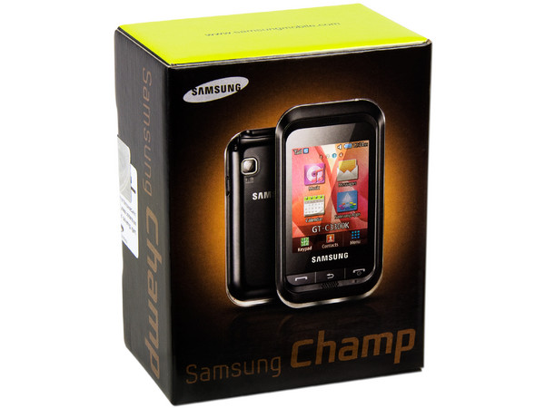 Celular Samsung C3300 con pantalla Touch, Cámara de 1.3MP y Radio FM. Color Negro. Region 4