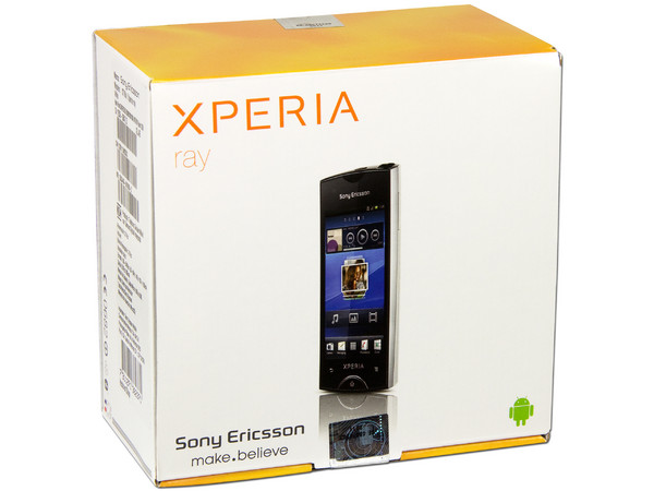 Smartphone Sony Ericsson Xperia ray con Pantalla Touch, Cámara de 8.1 MP, Video HD, conexión Wi-Fi y S.O. Android 2.3. Región 4