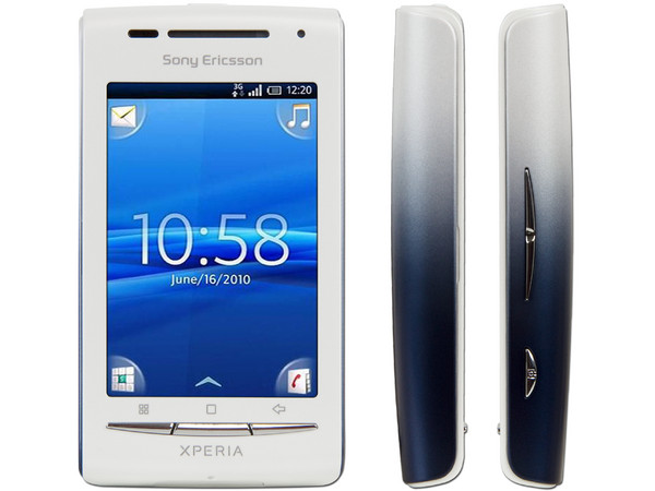 Smartphone Sony Ericsson Xperia X8 con Pantalla Touch, Cámara de 3.2MP, conexión Wi-Fi y S.O. Android. Región 4