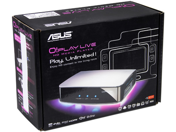 Reproductor Multimedia HD ASUS O!Play Live, Full HD, USB y Lector de Tarjetas.