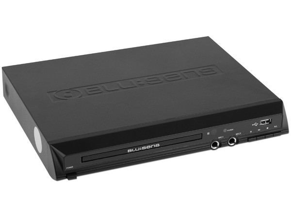 Reproductor de DVDs Blu:sens modelo L14 con función de karaoke y lector de USB.