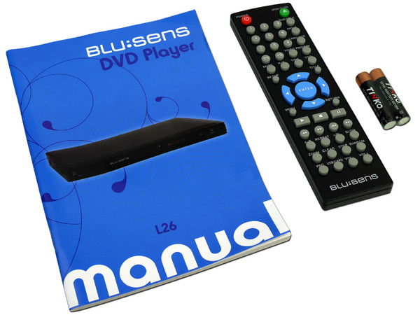 Reproductor de DVDs Blu:sens modelo L26, Región 4,  HDMI, USB y lector de tarjetas. 