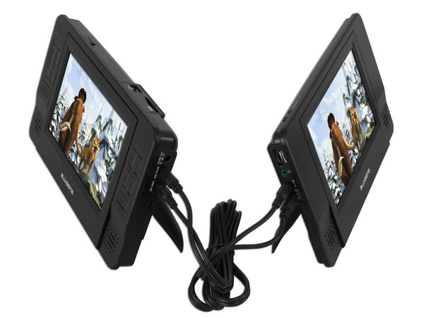 DVD Portátil Blusens P62 con Doble Pantalla de 7