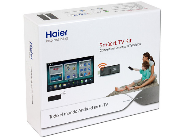 Android Sm@rt TV kit Haier transforma tu televisión en una Smart TV, HDMI, Wi-Fi.