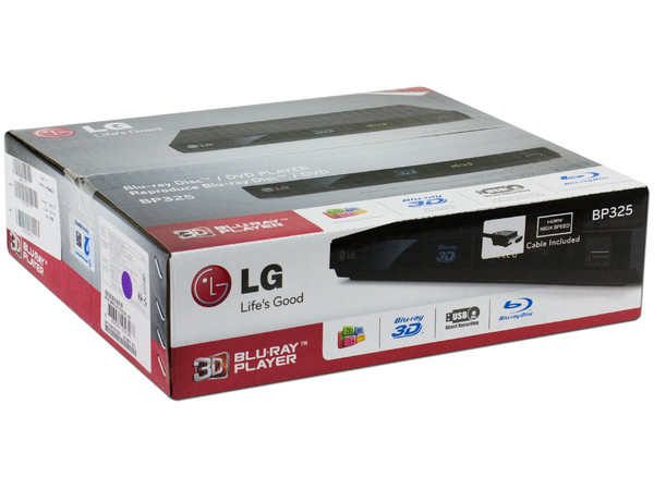 Reproductor Blu-ray 3D LG, Full HD 1080p, DVD Región 4, Dolby True-HD, USB.