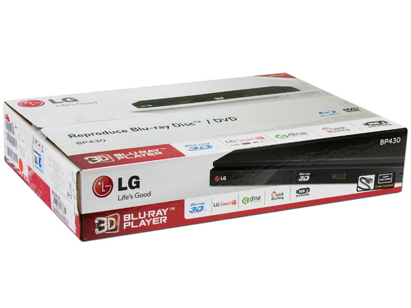 Reproductor Blu-ray 3D LG, Smart TV, Full HD 1080p, DVD Región 4, Dolby True-HD, USB.